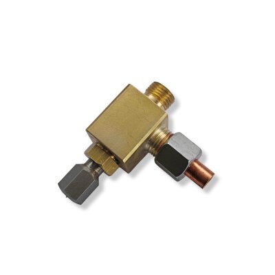Valvola di intercettazione per Bulldog con avviamento elettrico e per olio catramato Bulldog Brass Inch