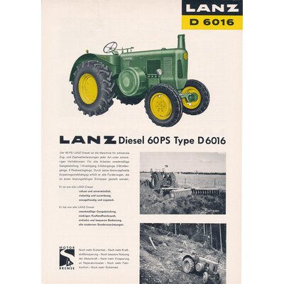 Lanz Bulldog D6016