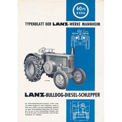 Lanz Bulldog D6016
