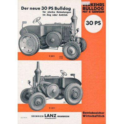 Lanz Bulldog D8511