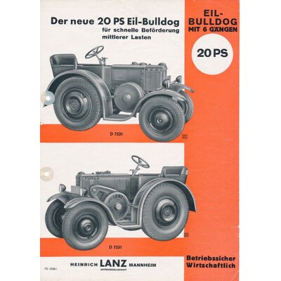 Lanz Bulldog D7531