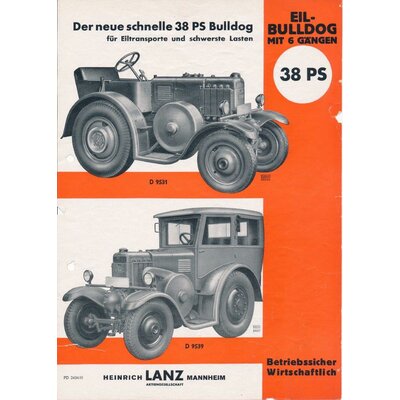 Lanz Bulldog d9531