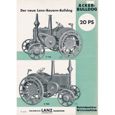 Lanz Bulldog d7500