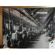 Factory photo Lanz assembly line on tarpaulin