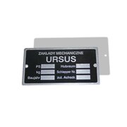 Type plate (aluminium, Ursus)