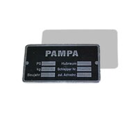 Plaque didentit (alu, Pampa)