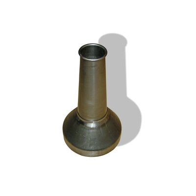 Muffler upper part (with studs), 5 litre pre-war without beading