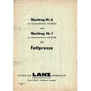 Addendum n.6 allelenco dei ricambi ad2922