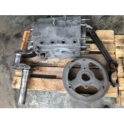 Cilindro, albero motore, biella, volano della frizione