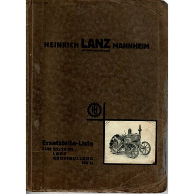 Liste des pices de rechange pour Lanz 22 / 28PS Lanz-Grossbulldog (HR II)