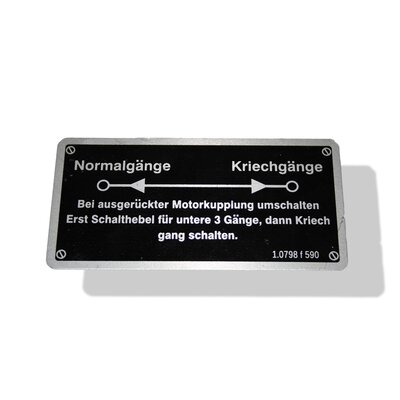 Control plate for creep speed and multi-plate clutch