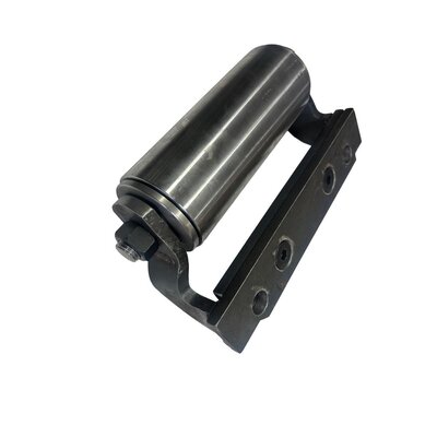 Belt guide pulley attachment for rigid front axle for d8506