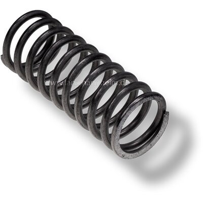 Spring to pump piston